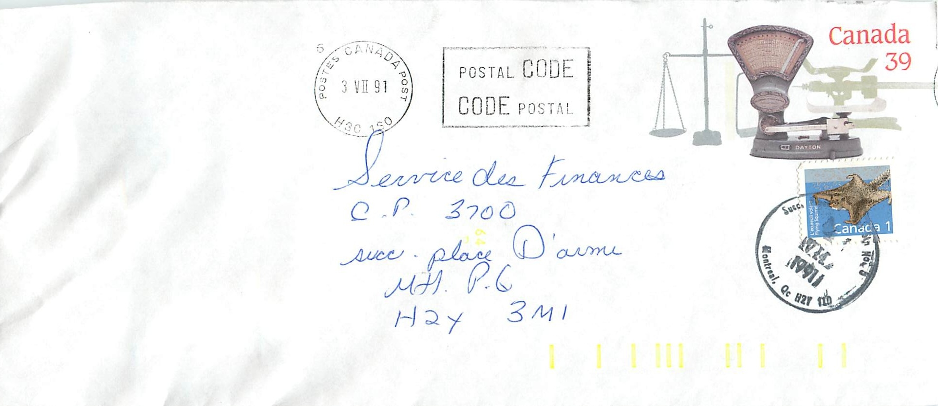 Balances postales — Musée national du Canada — Éditeur : Canada Post