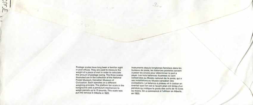 Entier Postal Postal Stationary Canada Pese Personnes Trois Rivieres — Rückseite