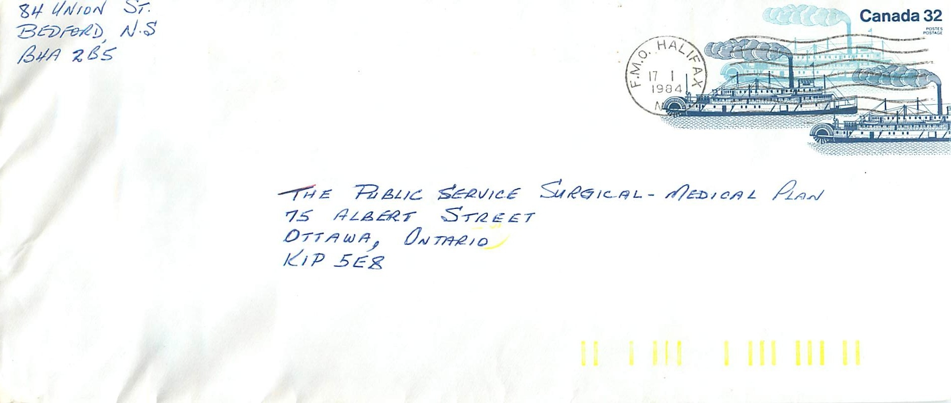 Vapeur Bonnington — lac Nakusp, Arrow, Okanagan — Canada Post 32