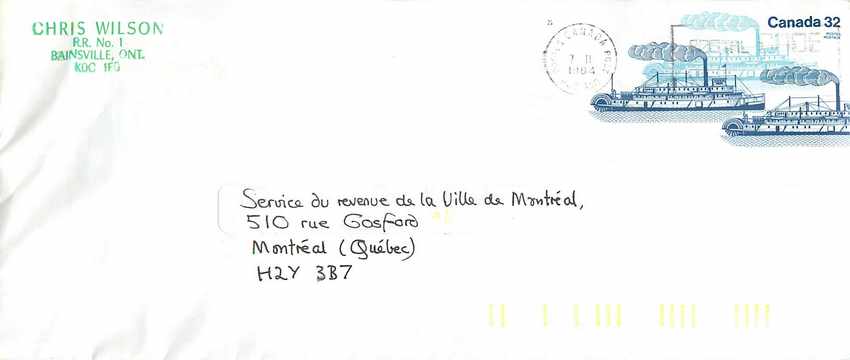Vapeur Bonnington — Canada 32 — Éditeur : Canada Post