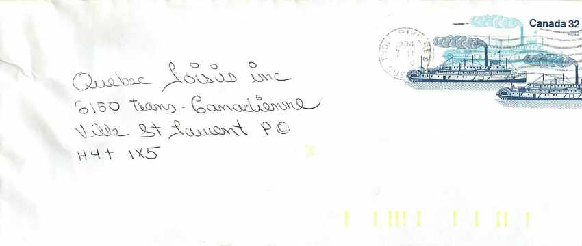 Entier Postal Postal Stationary Canada Bateaux Bateau 