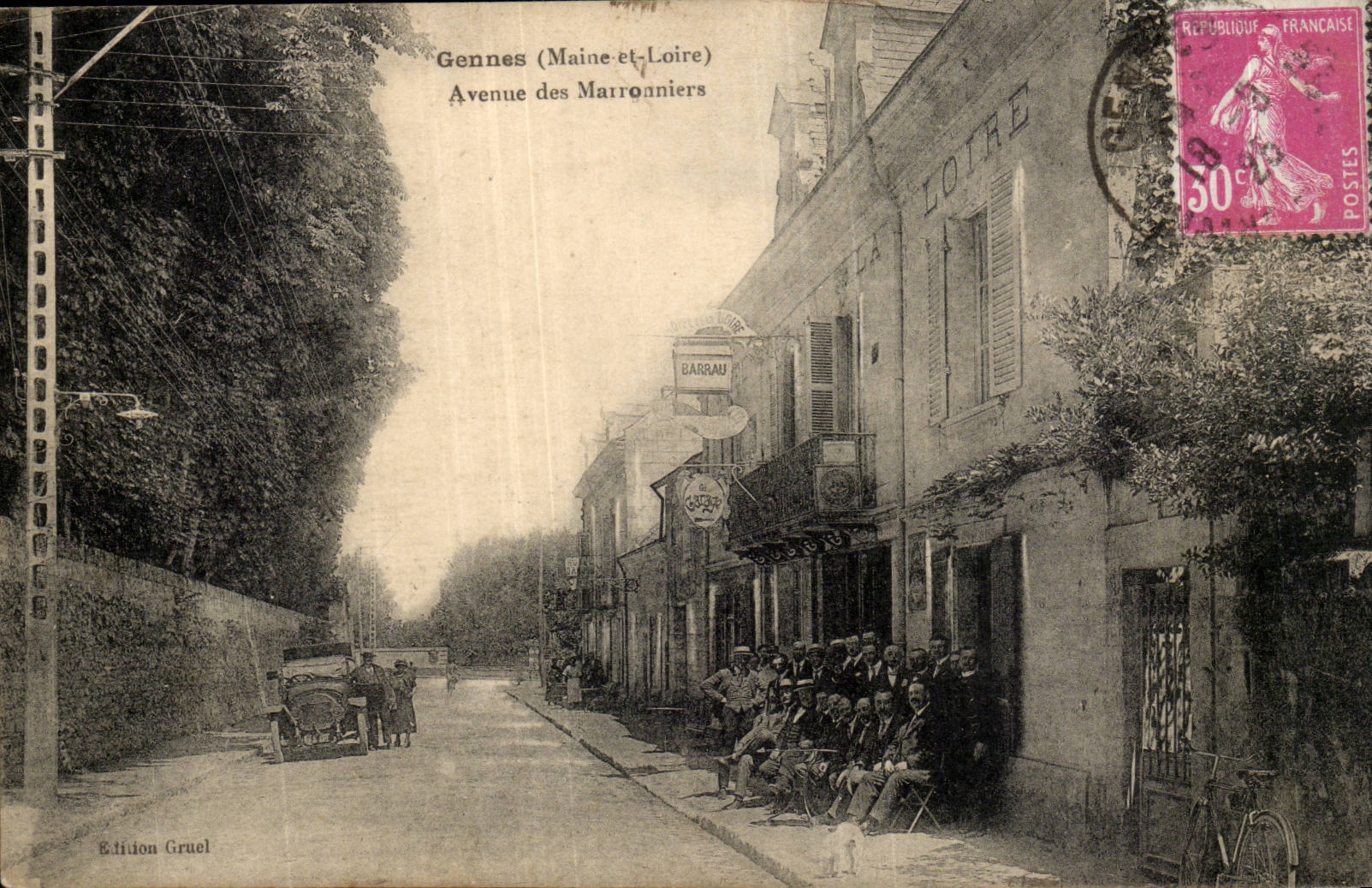 Gennes- Avenue des Marronieres -CPA