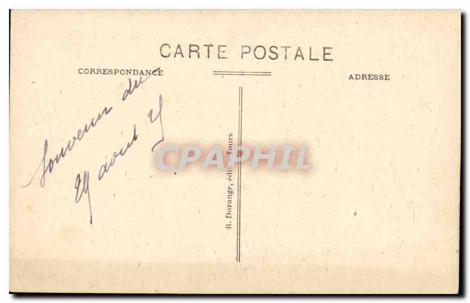 Saumer- Le nom de Saumur applique au chateau 960 fut plus tard etendu a la ville-CPA — Rückseite