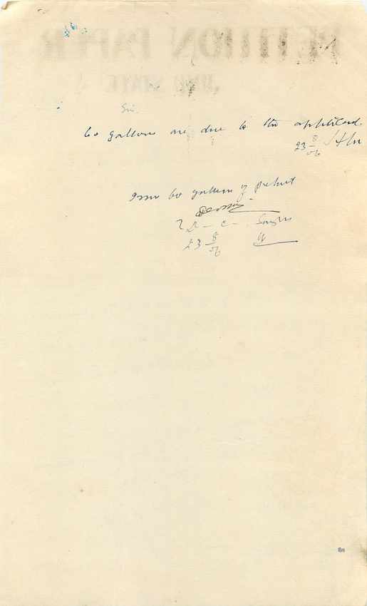 Inde India Fiscal Revenue Court Fee Princely State  Jind Jeend Jheend — Rückseite