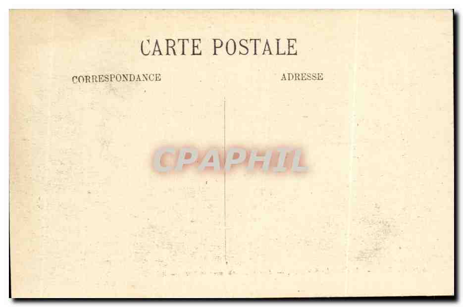 Saumur CPA le chateau Vue prise du marronnier — Rückseite