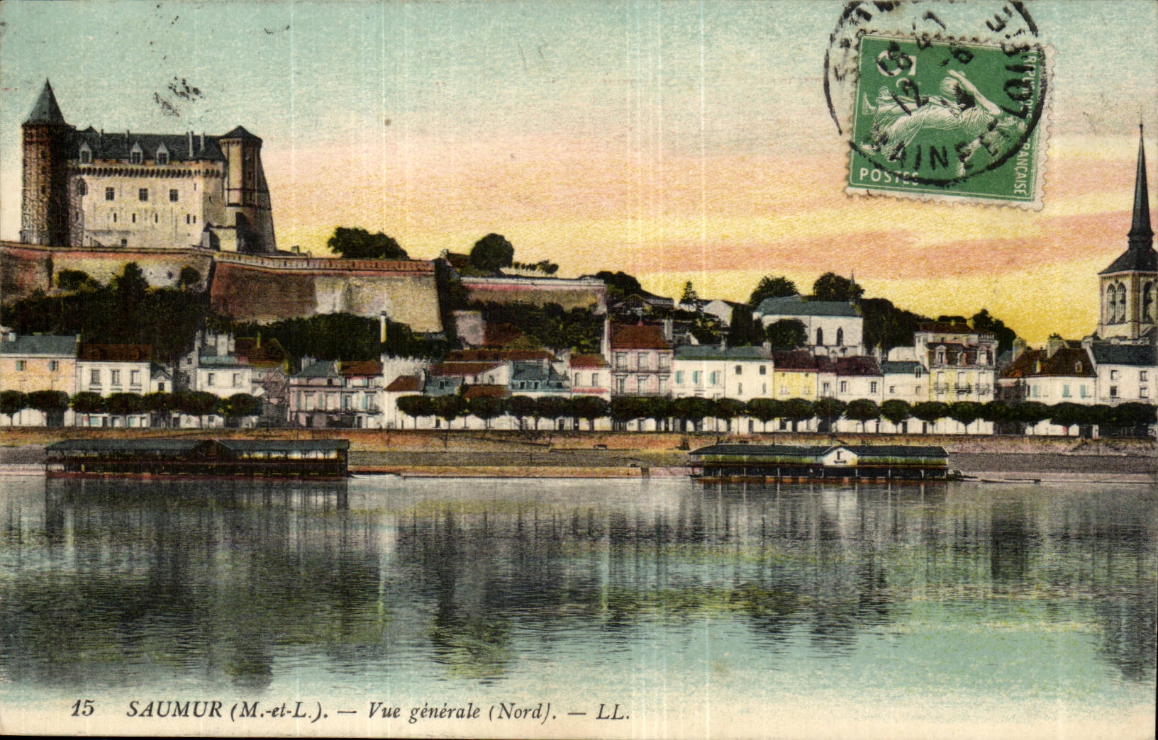 Saumur CPA Vue generale (Nord)