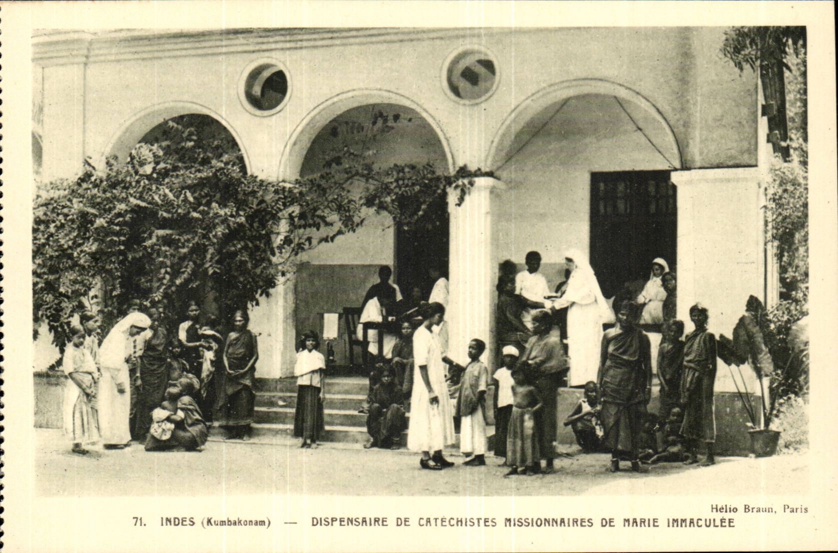 Indes (Kumbakonam) CPA Dispensaire de catechistes missionnaires de Marie immaculee (Inde India)
