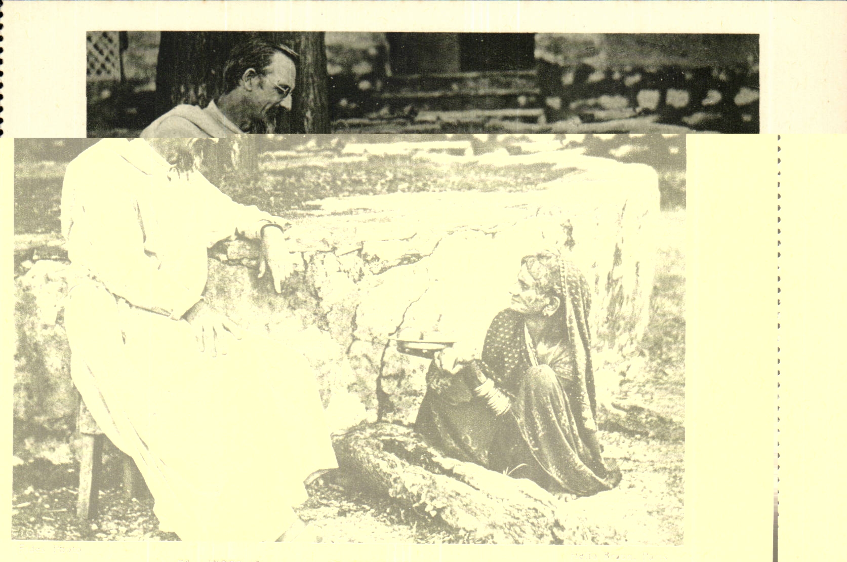 Indes (Ajmar) CPA Le cadeau au missionnaire (Inde India)
