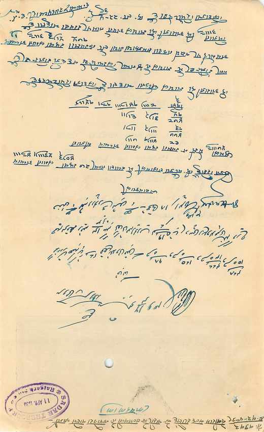 Inde India Fiscal Revenue Court Fee Princely State  Rajgarh — Rückseite