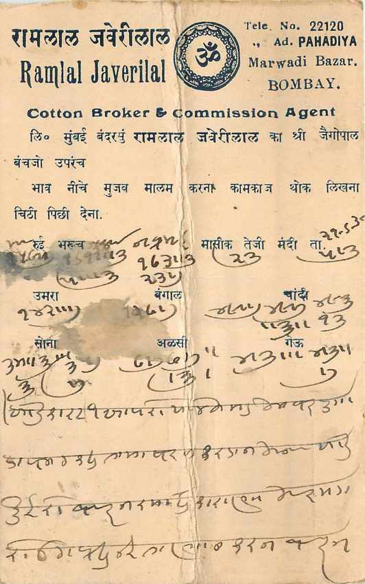 Inde India Cover Card 