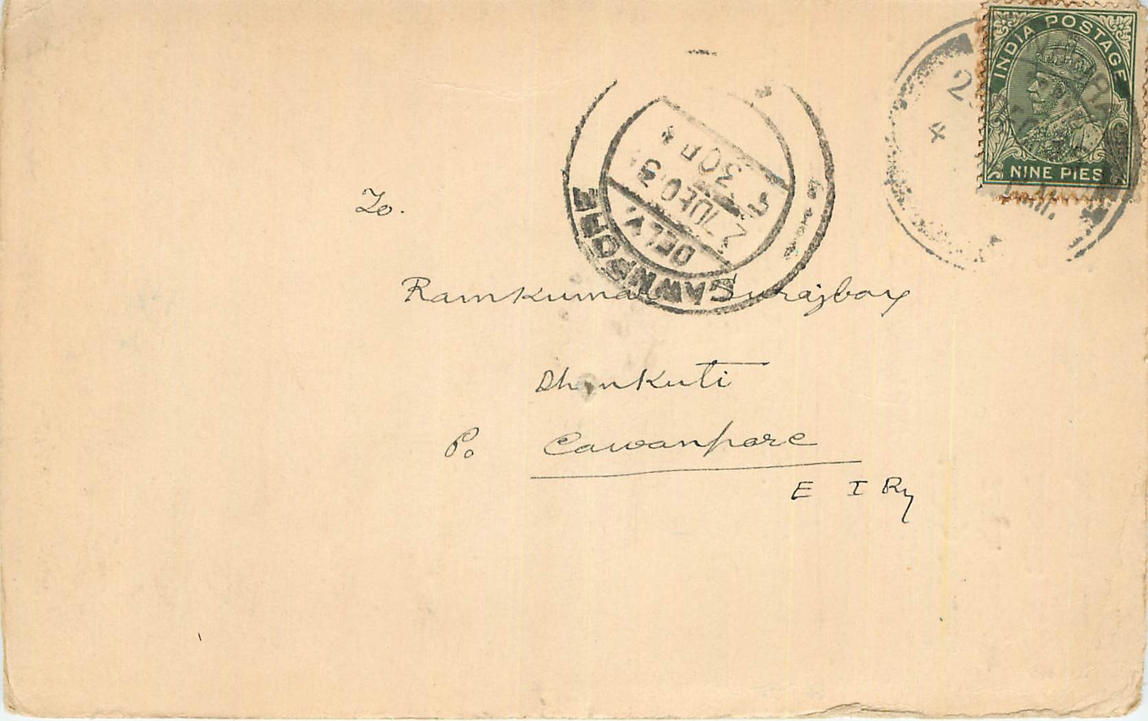 Inde India Cover Card 