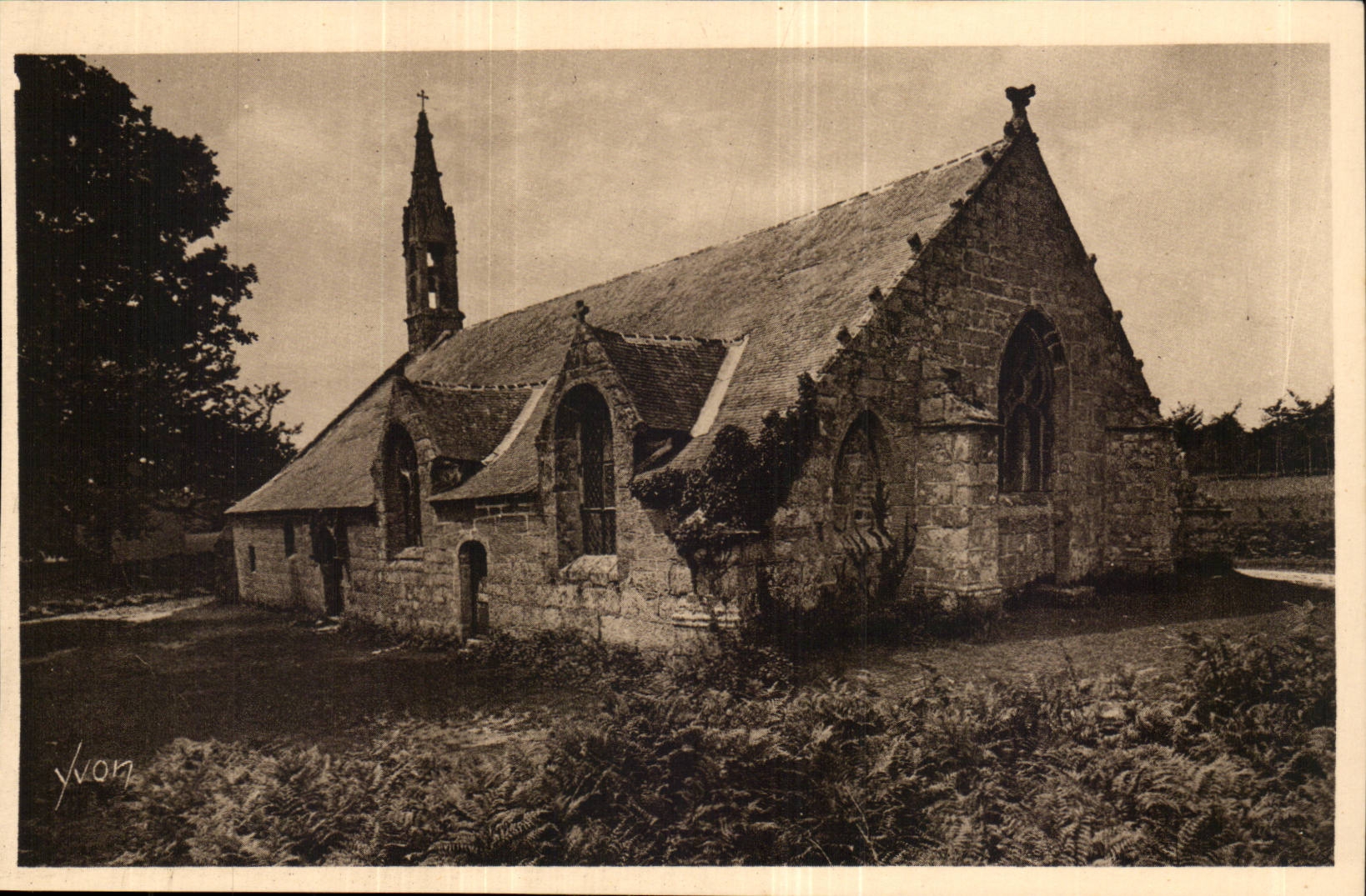 Pont Aven CPA La chapelle Tremalo au bois d'amour