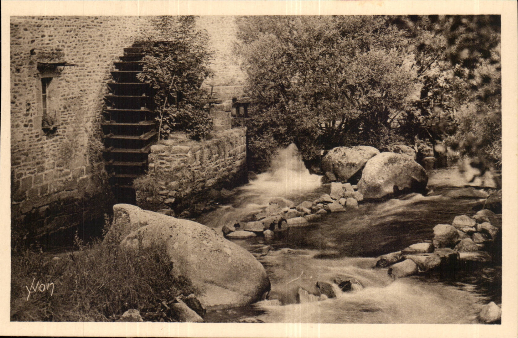 Pont Aven CPA Moulin sur l'Aven (mill)