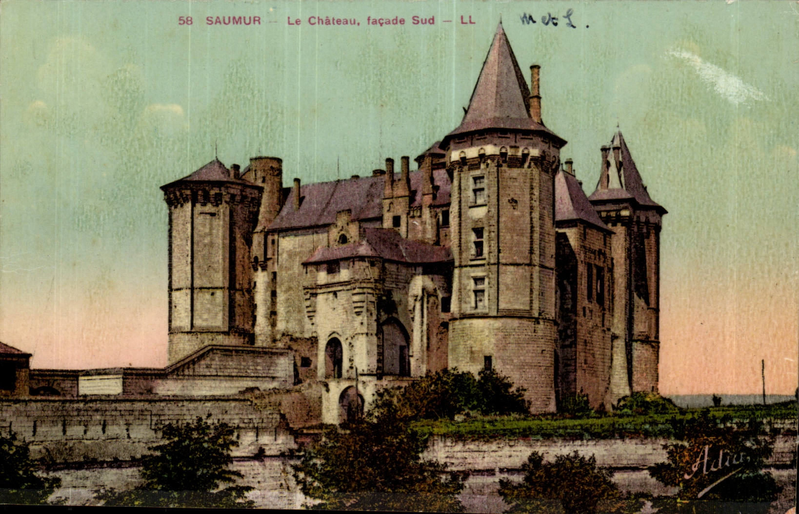 Saumur CPA Le chateau fort facade sud