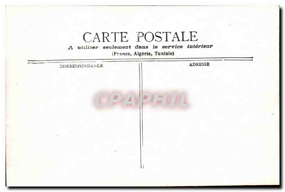 Paris CPA Boulevard Sebastopol et place du Chatelet — Verso