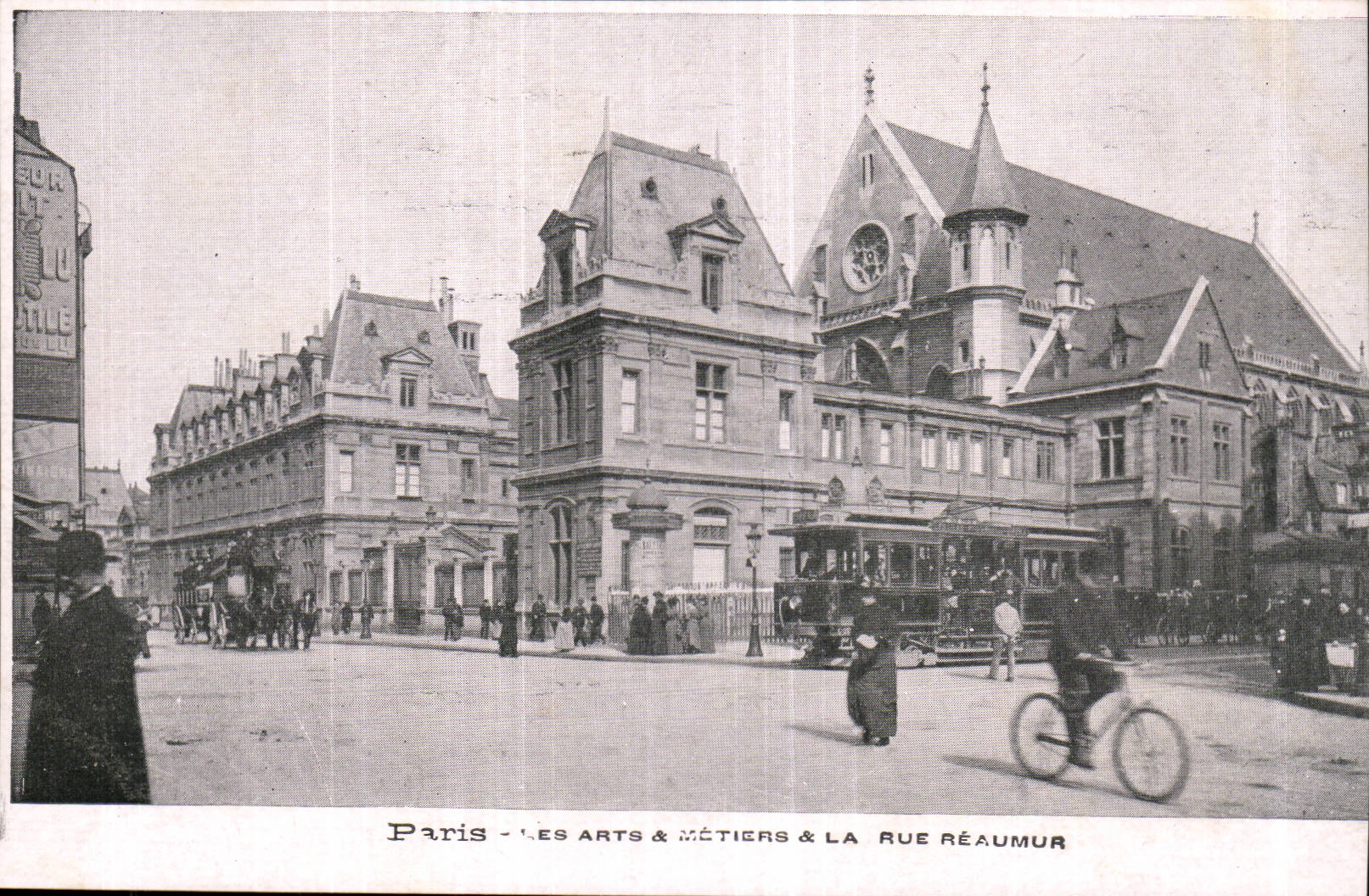 Paris CPA Arts et Metiers et la rue Reaumur