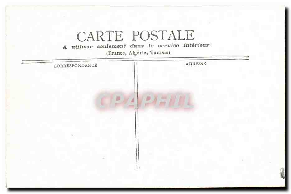 Paris CPA Arts et Metiers et la rue Reaumur — Rückseite