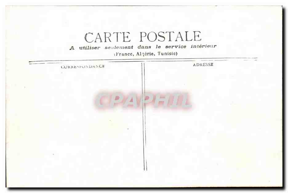 Paris CPA Le conseil d'etat place du Palais royal — Rückseite