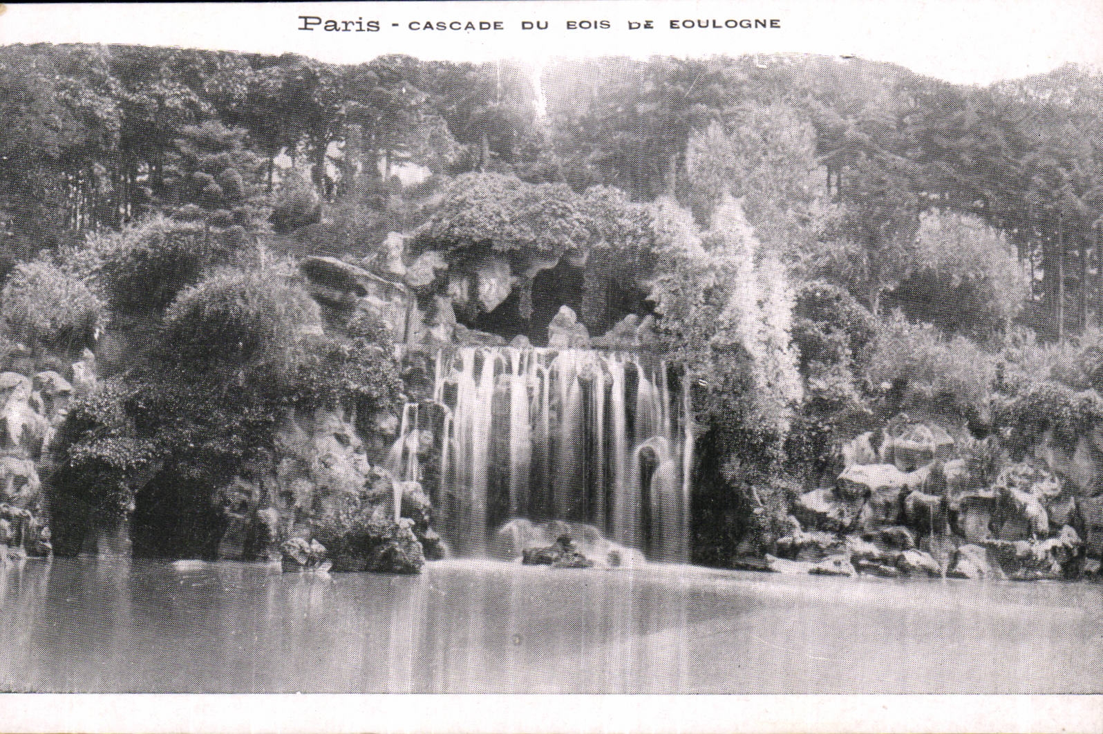 Paris CPA Cascade du bois de Boulogne