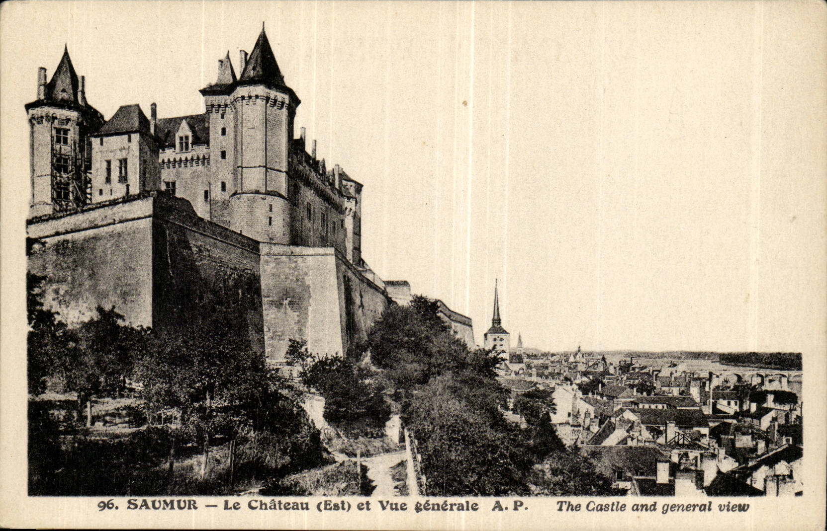 Saumur CPA Le chateau et vue generale 