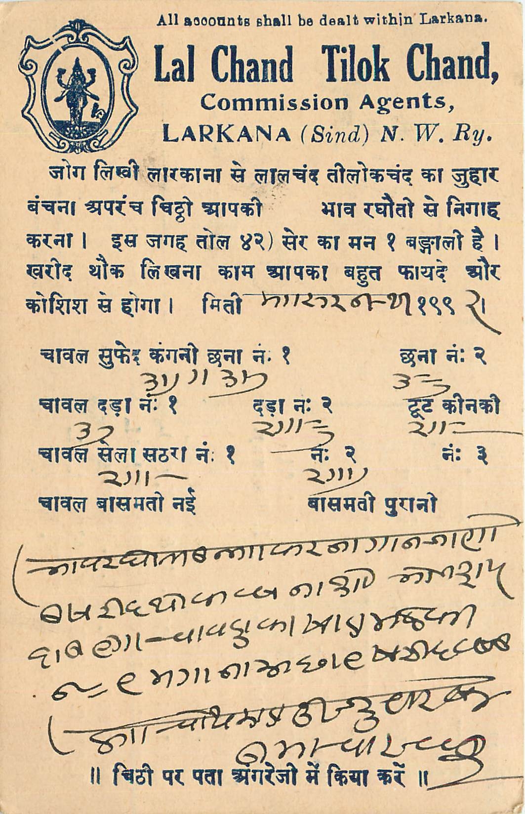 Inde India Entier Postal Stationary 