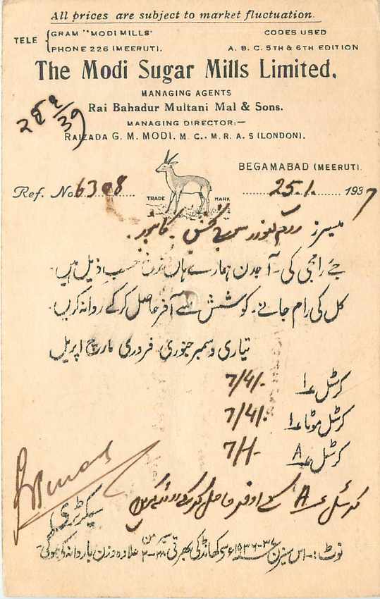 Inde India Entier Postal Stationary 