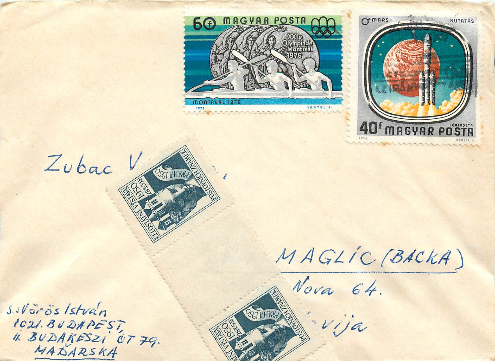 Lettre Cover Russie Russia Cosmos