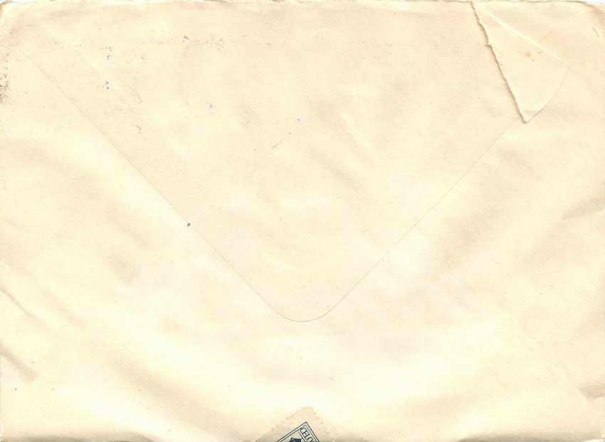 Lettre Cover Russie Russia Cosmos — Verso