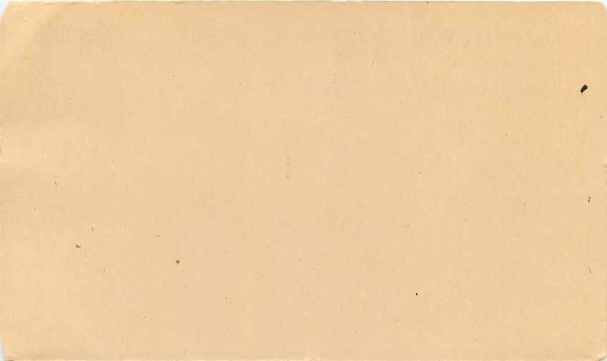 Inde India Travancore Cochin Entier Postal Stationary Elephant — Rückseite