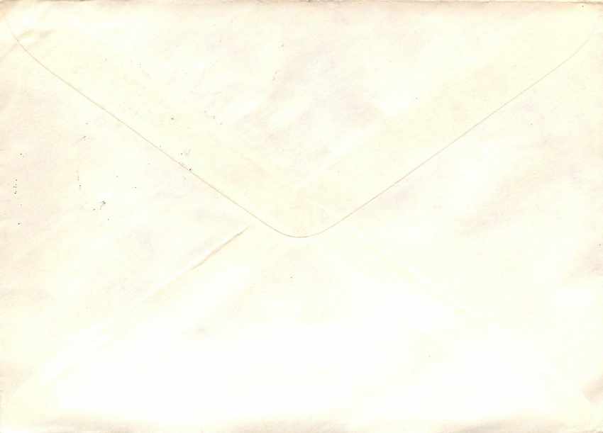 Lettre Cover Russie Russia  — Verso
