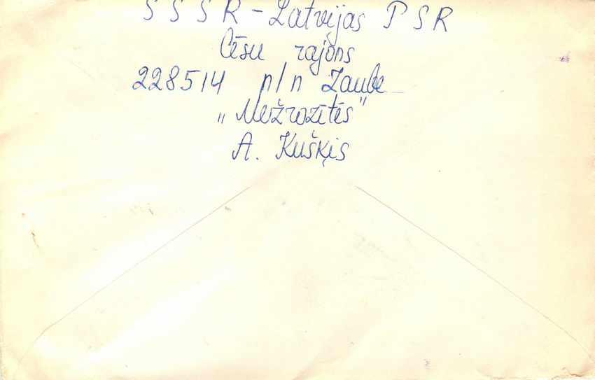 Russie Russia Lettre Cover  — Rückseite