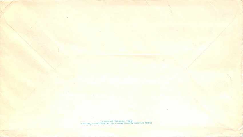 Russie Russia Lettre Cover Tito — Rückseite