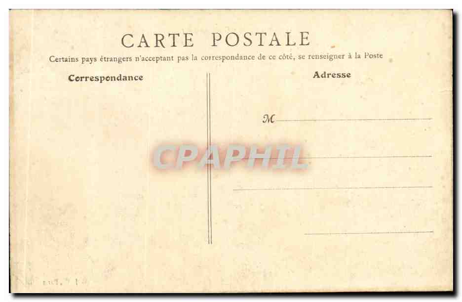 Saumur CPA Chateau fort — Rückseite