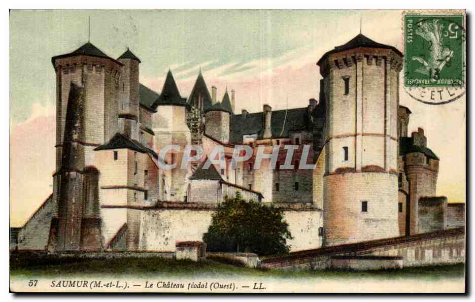 Saumur CPA Chateau fort feodal 