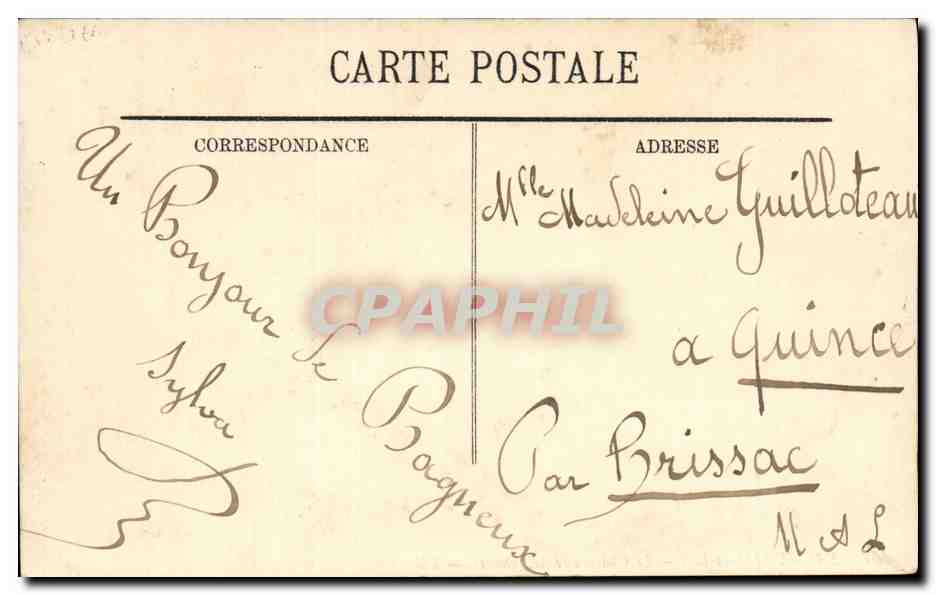 Saumur CPA Chateau fort feodal  — Rückseite