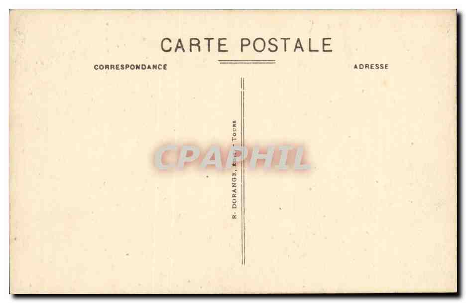 Saumur CPA Le chateau Cour d'honneur — Rückseite