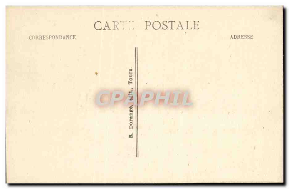 Saumur CPA Le chateau Entree (cote Sud) — Rückseite