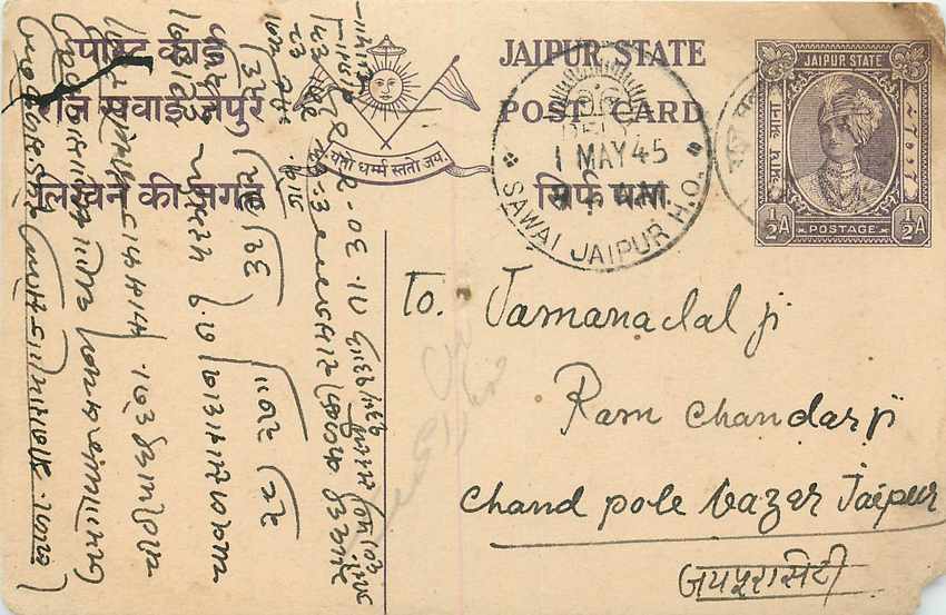 Inde India Jaipur Cover Card 