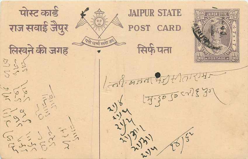 Inde India Jaipur Cover Card 