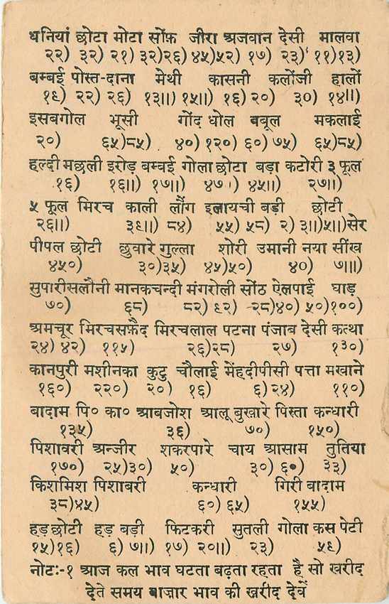 Inde India Cover Card 