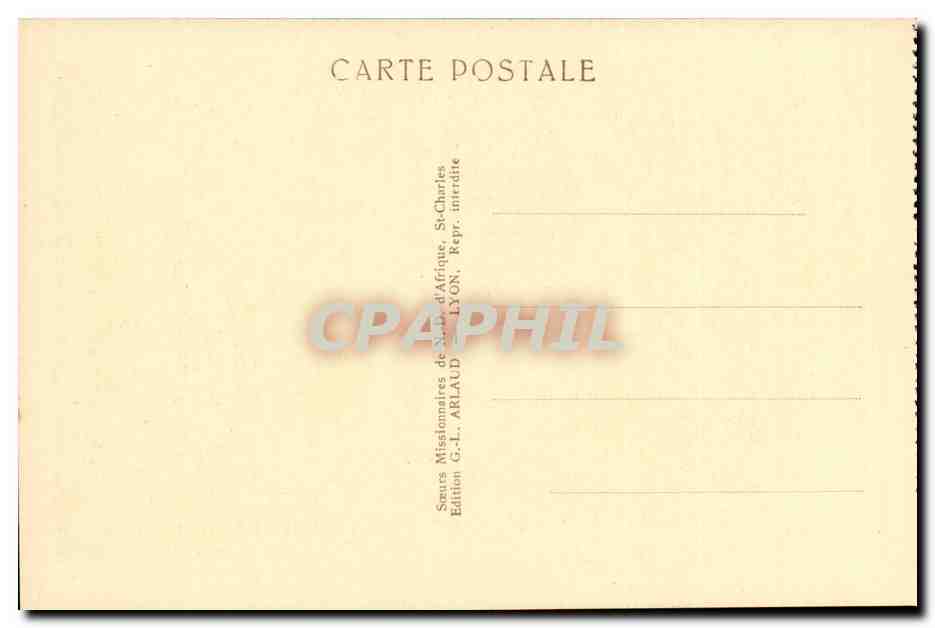 Afrique-Africa- Boukoba- Un dispensaire dont les nombreaux clients viennent chercher aupres des Soeurs -CPA — Rückseite