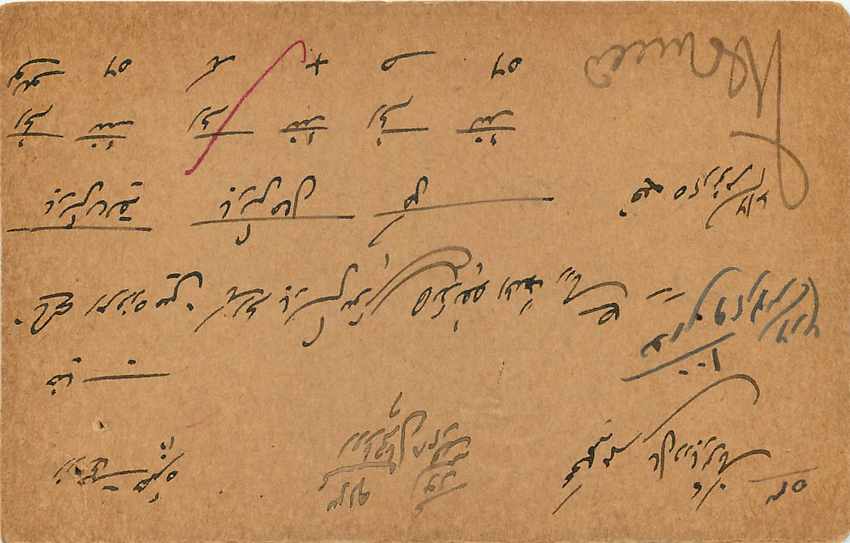 Inde India Cover Card  Postal Stationary — Rückseite