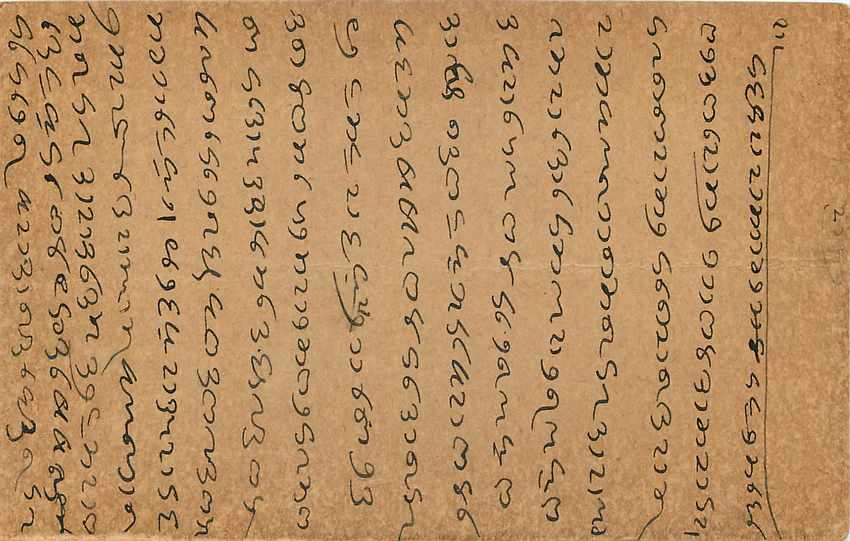 Inde India Cover Card  Postal Stationary — Verso