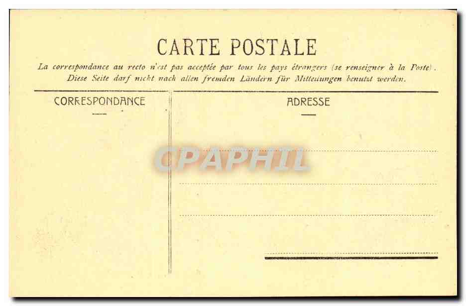 Suisse Fribourg CPA Le grand pont suspendu — Verso