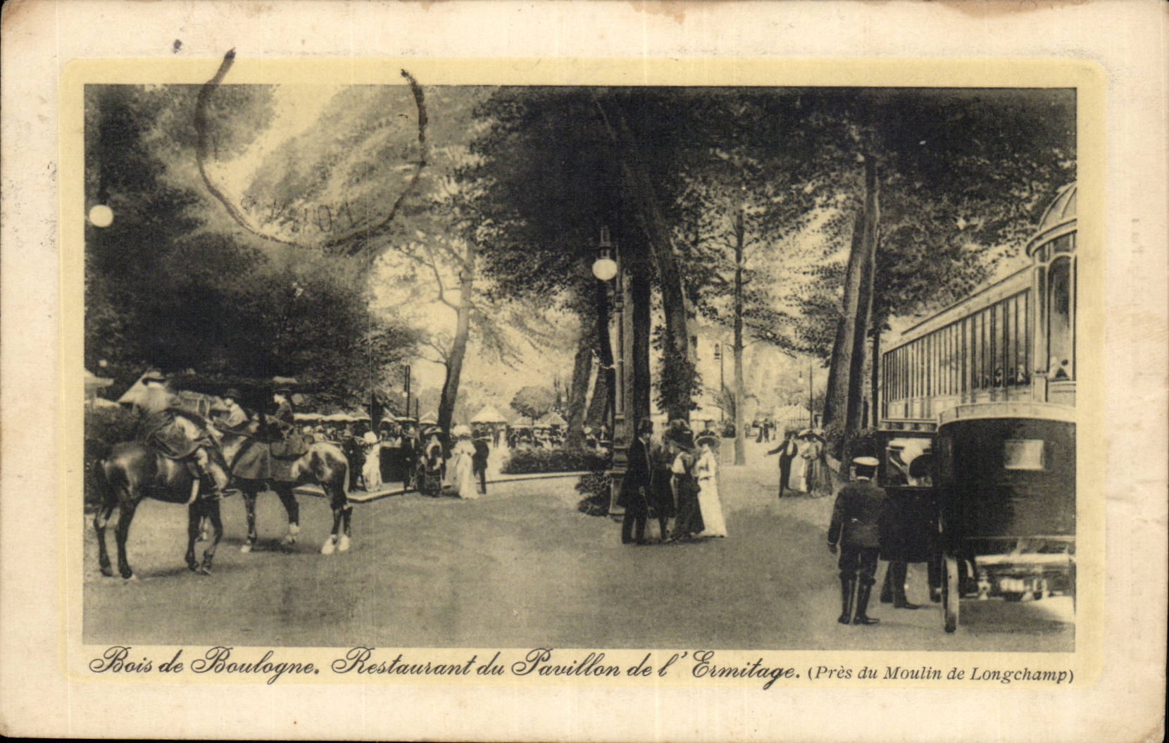 Paris- Bois de Boulogne- Restaurant du Pavillon de l'Ermitage- CPA