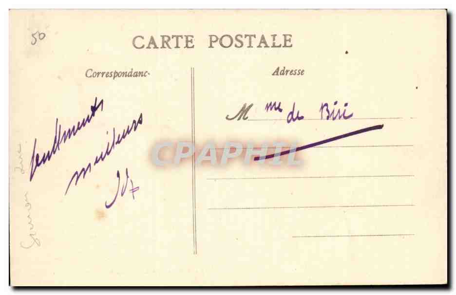Montreuil-Bellay-Catastrophe de Montreuil-Bellay - 23 Novembre 1911- CPA — Rückseite