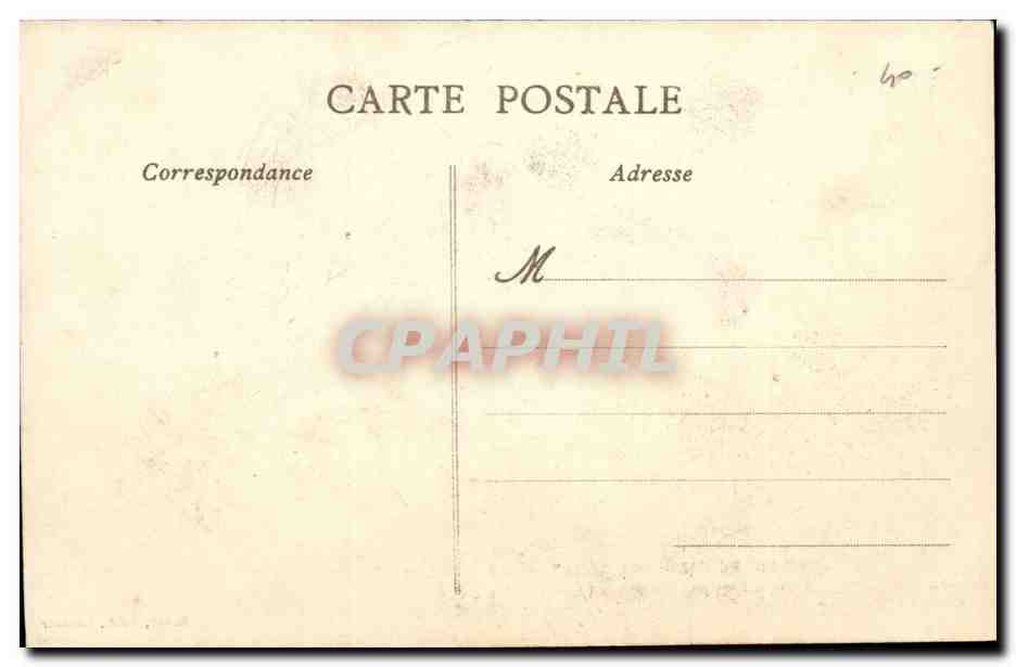 Catastrophe de Montreuil Bellay 23 novembre 1911 CPE Recherche en abteau des victimes Transport d'un cadavre — Back