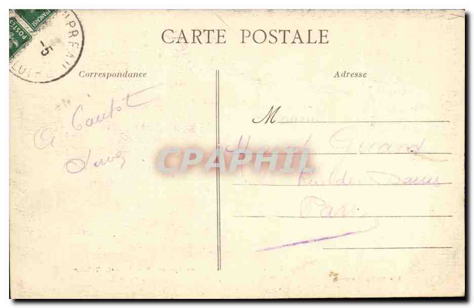 Beaupreau - Le Chateau Faa§ade pricipale -CPA — Rückseite