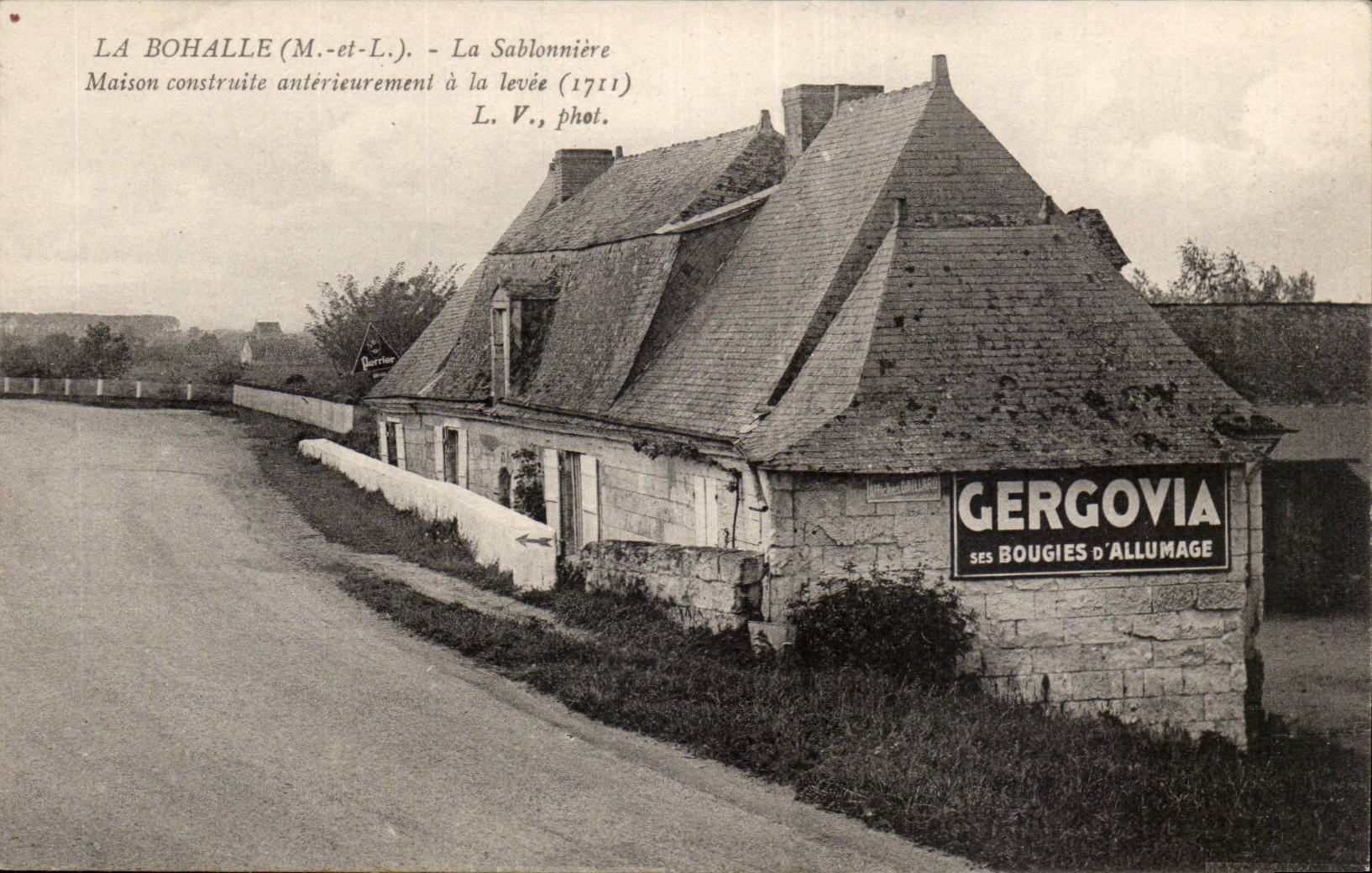 La Bohalle- La Sablonniere- Maison constuite anterieurement a la levee- 1711-CPA