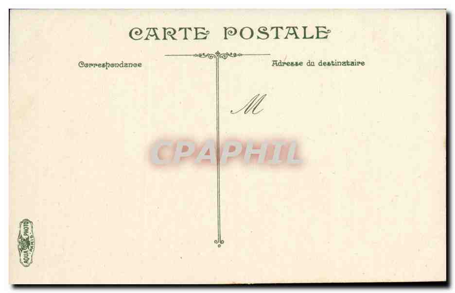 Paris CPA Gare St Lazare — Verso